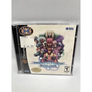 Phantasy Star Online (Sega Dreamcast, 2001) Complete With Manual & Sonic Demo